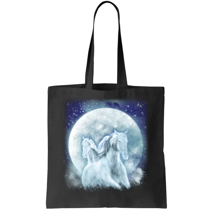 Mystic Unicorn Moon Tote Bag