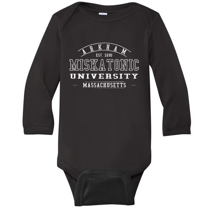 Miskatonic University Baby Long Sleeve Bodysuit