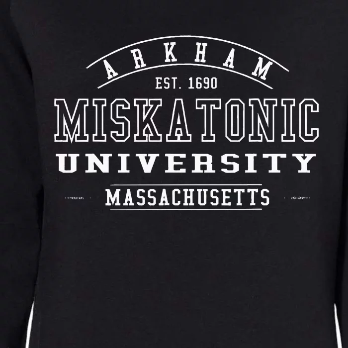 Miskatonic University Womens California Wash Sweatshirt