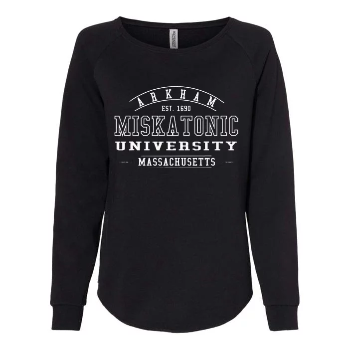 Miskatonic University Womens California Wash Sweatshirt