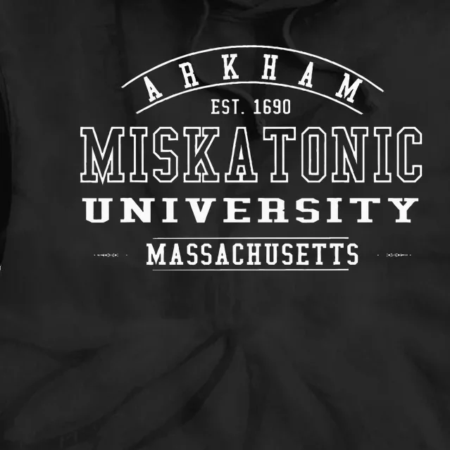 Miskatonic University Tie Dye Hoodie