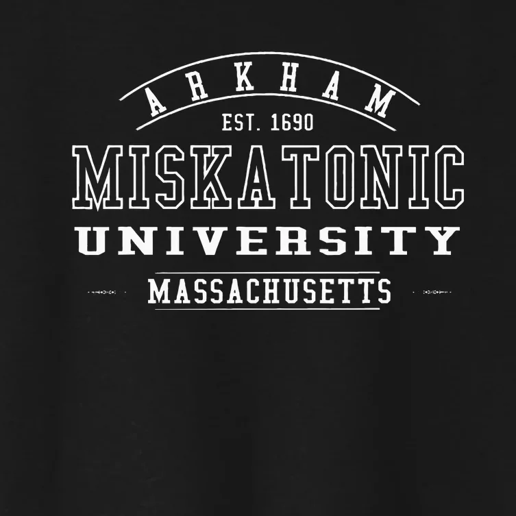 Miskatonic University Women's Crop Top Tee