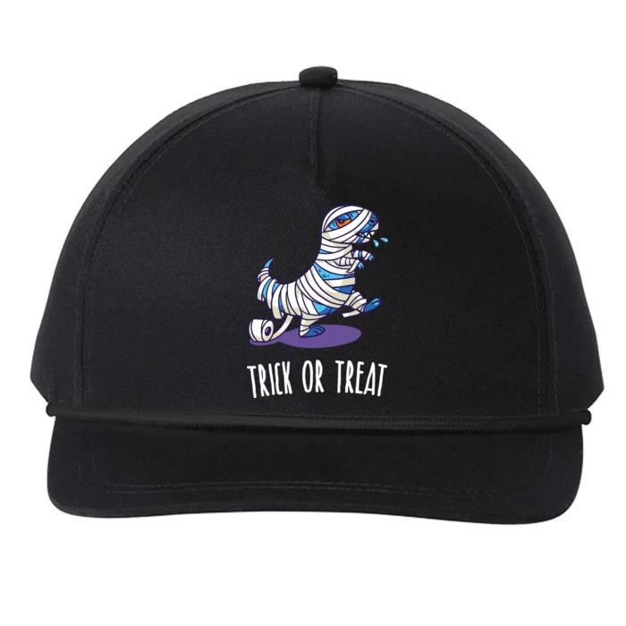 Mummy Dinosaur Snapback Five-Panel Rope Hat