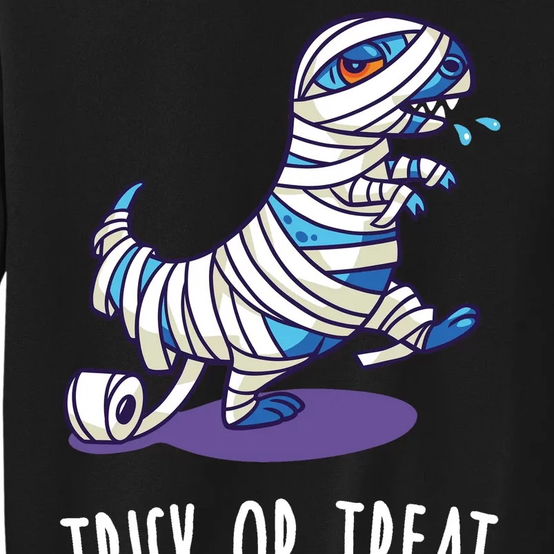 Mummy Dinosaur Tall Sweatshirt