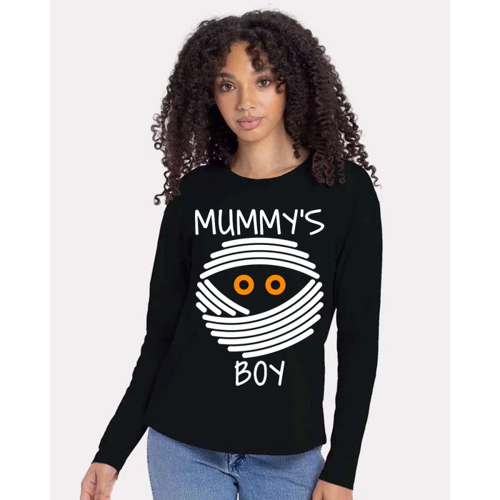 Mummy's Boy Womens Cotton Relaxed Long Sleeve T-Shirt