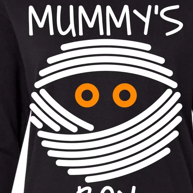 Mummy's Boy Womens Cotton Relaxed Long Sleeve T-Shirt