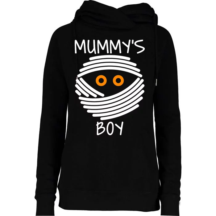 Mummy's Boy Womens Funnel Neck Pullover Hood