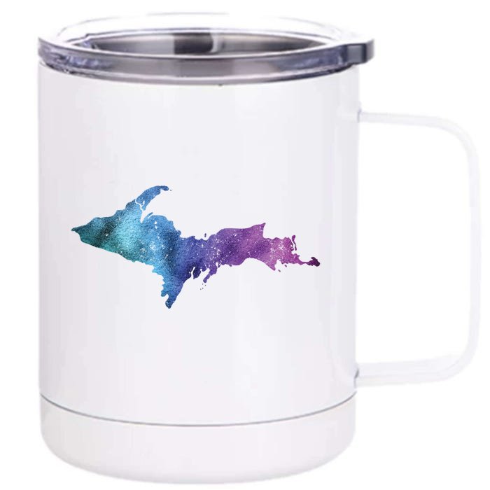 Michigan Up North Upper Peninsula Gift Front & Back 12oz Stainless Steel Tumbler Cup