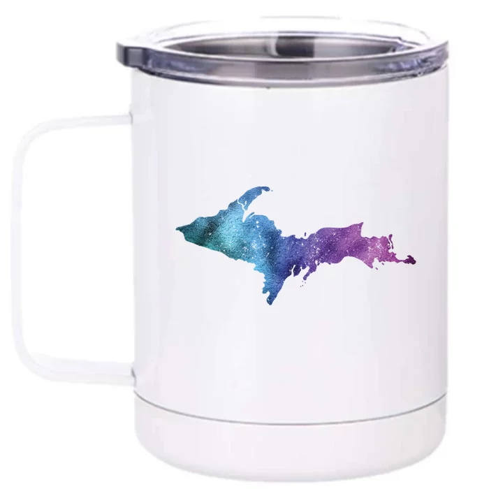 Michigan Up North Upper Peninsula Gift Front & Back 12oz Stainless Steel Tumbler Cup