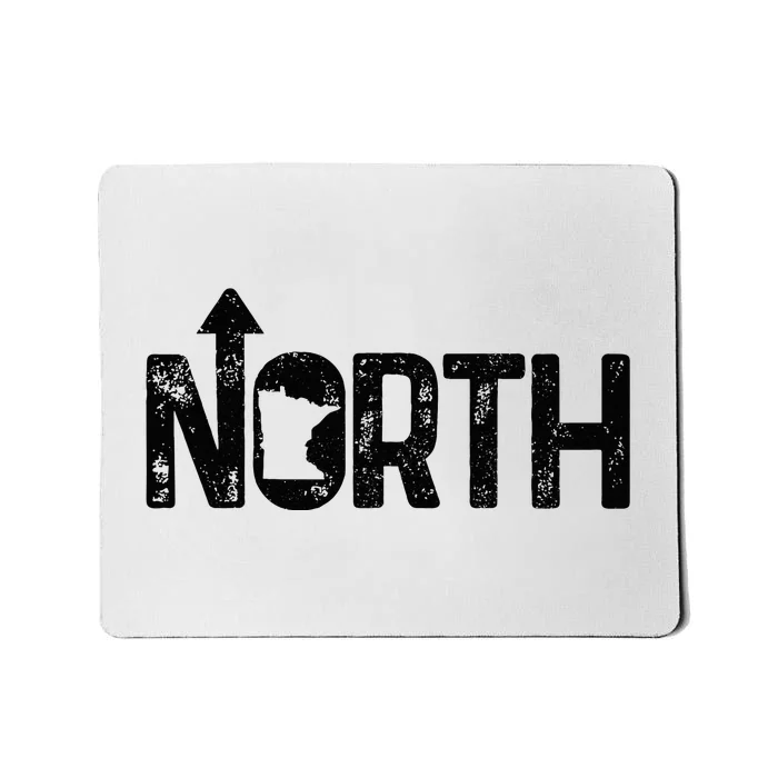 Minnesota Up North State Map Pride Gift Mousepad