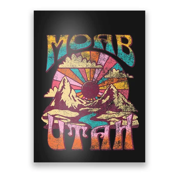 Moab Utah Nature Hiking Mountains Outdoors Poster