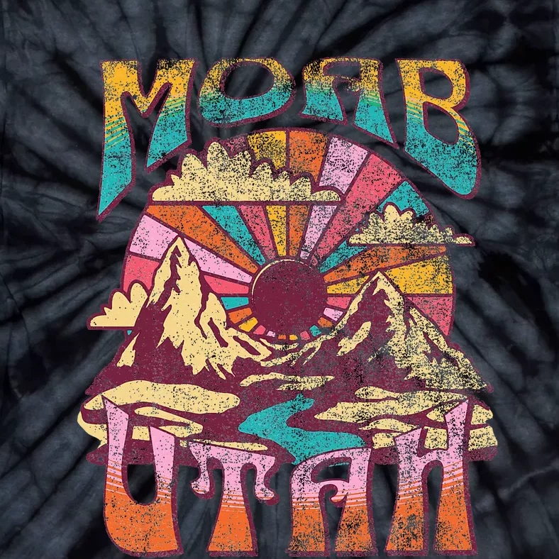 Moab Utah Nature Hiking Mountains Outdoors Tie-Dye T-Shirt