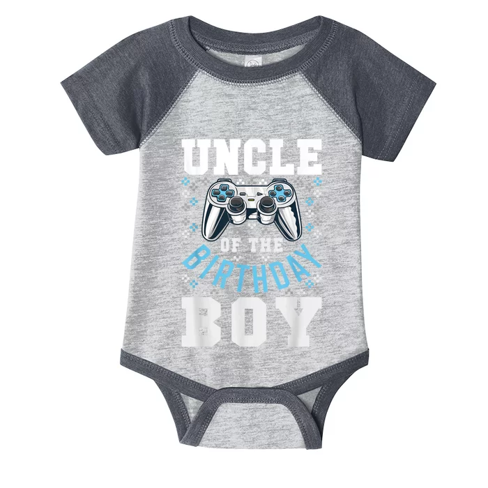 Men Uncle Of The Birthday Boy Matching Video Gamer Birthday Infant Baby Jersey Bodysuit