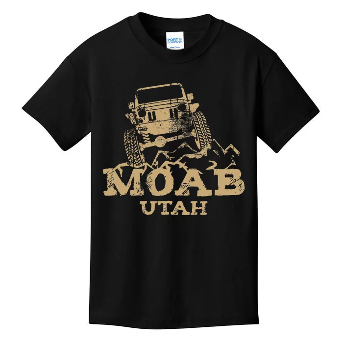 Moab Utah Off Roading 4x4 Funny Souvenir Kids T-Shirt