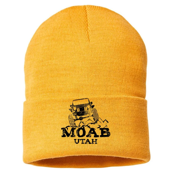 Moab Utah Off Roading Sustainable Knit Beanie