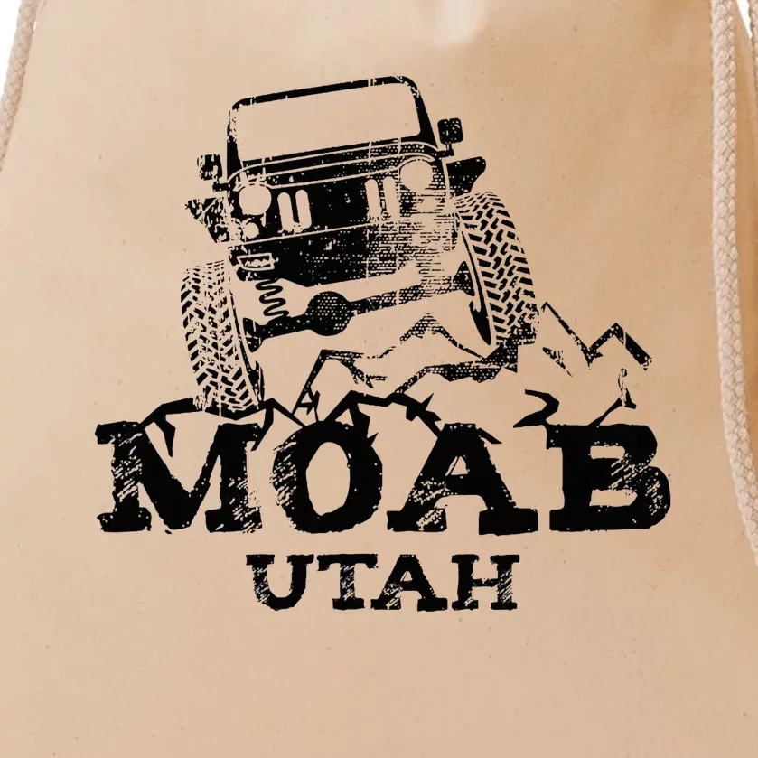 Moab Utah Off Roading Drawstring Bag