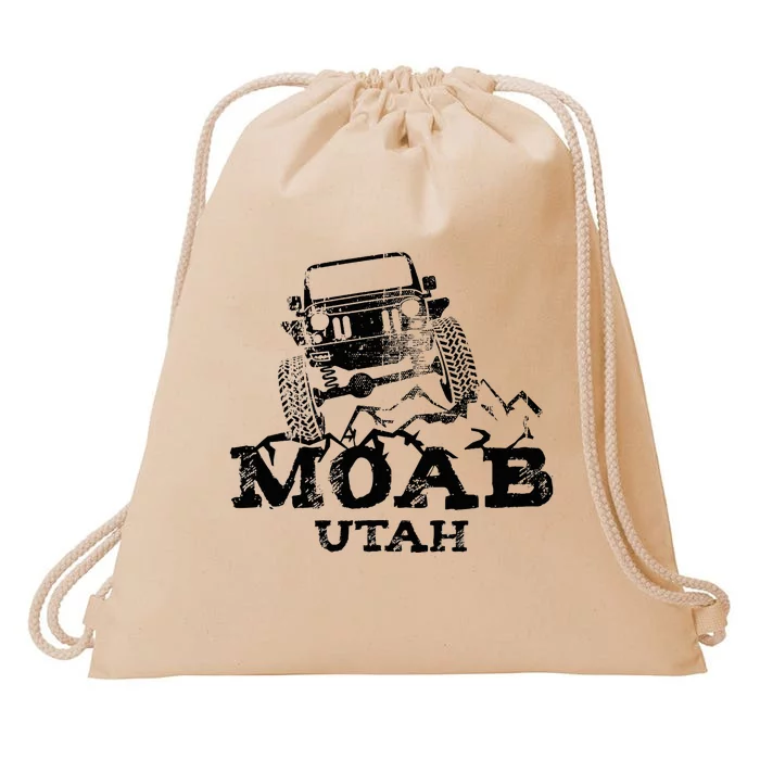 Moab Utah Off Roading Drawstring Bag