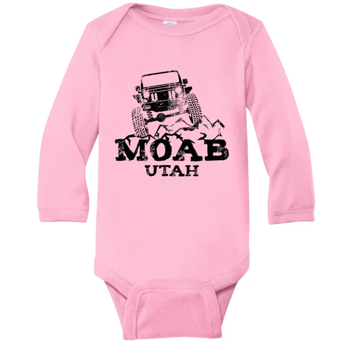 Moab Utah Off Roading Baby Long Sleeve Bodysuit