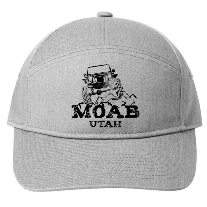 Moab Utah Off Roading 7-Panel Snapback Hat