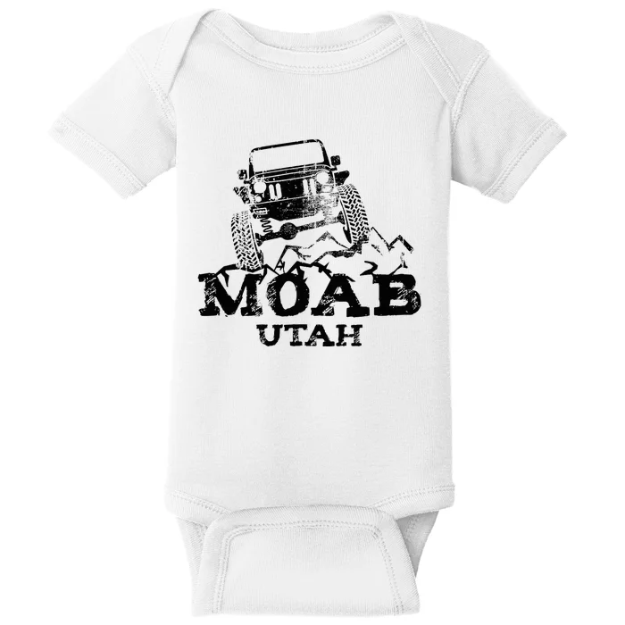 Moab Utah Off Roading Baby Bodysuit