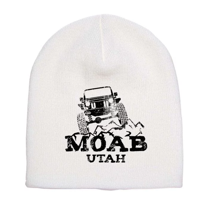 Moab Utah Off Roading Short Acrylic Beanie