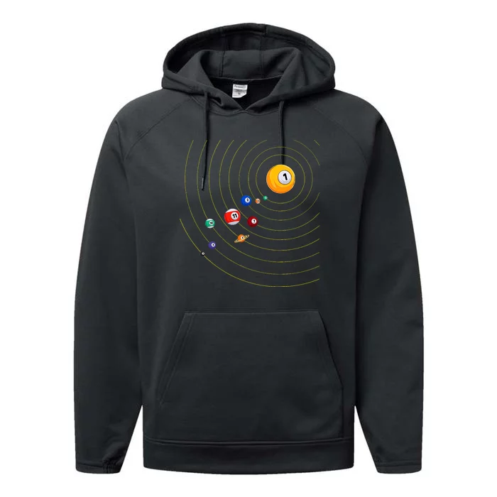 My Universe Pool Billiard Performance Fleece Hoodie