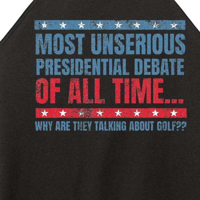 Most Unserious Presidential Debate Of All Time Women’s Perfect Tri Rocker Tank