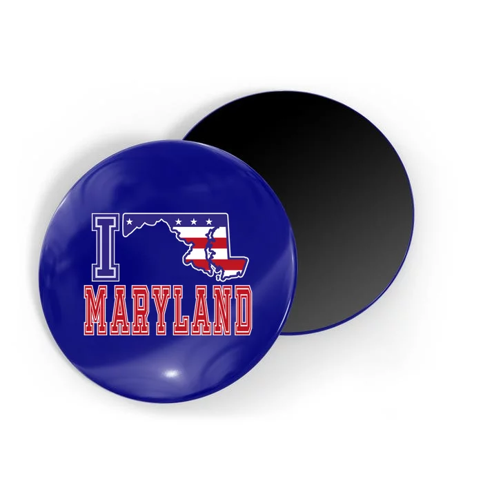 Maryland Usa Patriotic Usa Flag I Love Maryland Gift Magnet