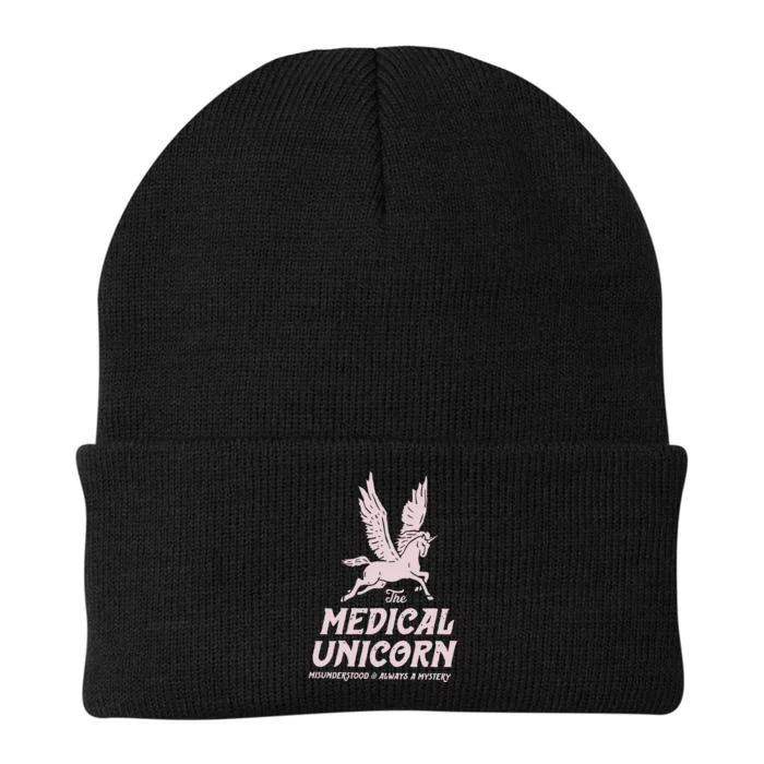 Medical Unicorn Rare Disease Rare Disease Awareness Knit Cap Winter Beanie