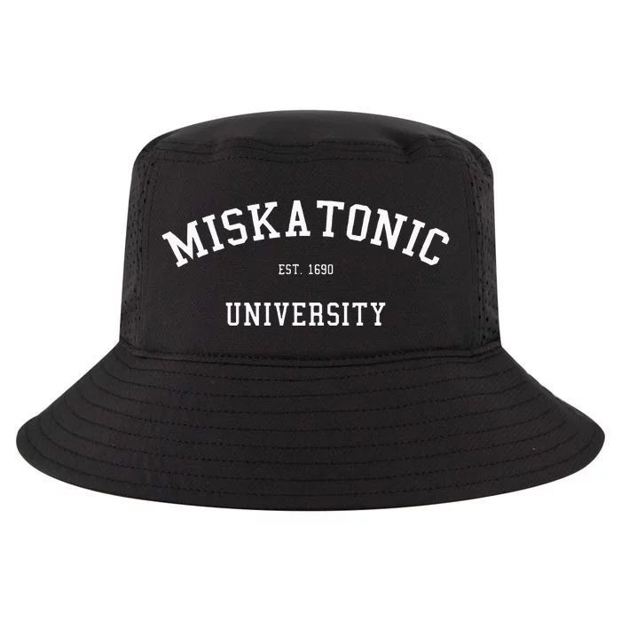 Miskatonic University Realistic Emblem Cool Comfort Performance Bucket Hat