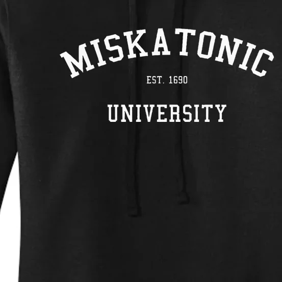 Miskatonic University Realistic Emblem Women's Pullover Hoodie