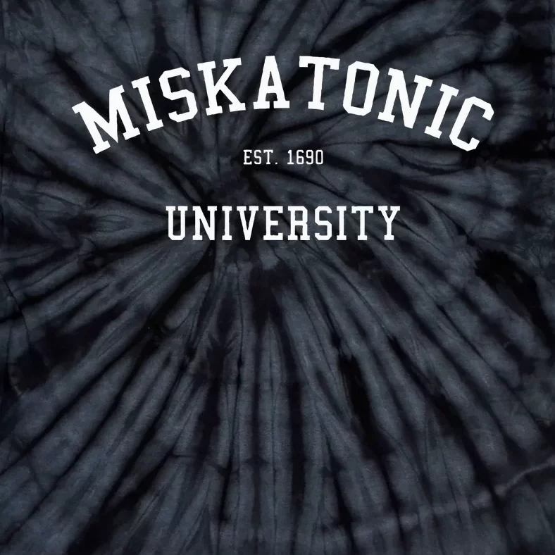 Miskatonic University Realistic Emblem Tie-Dye T-Shirt