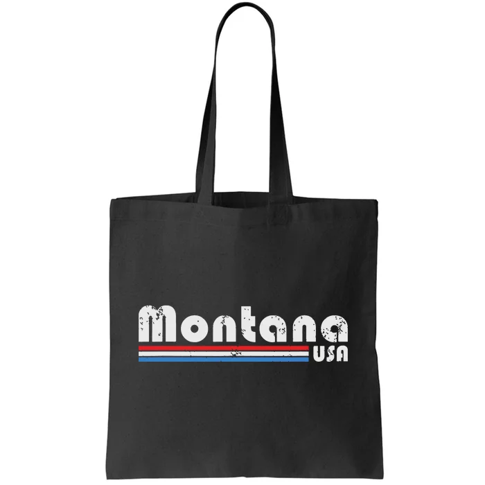 Montana Usa Retro Vintage State Gift Tote Bag