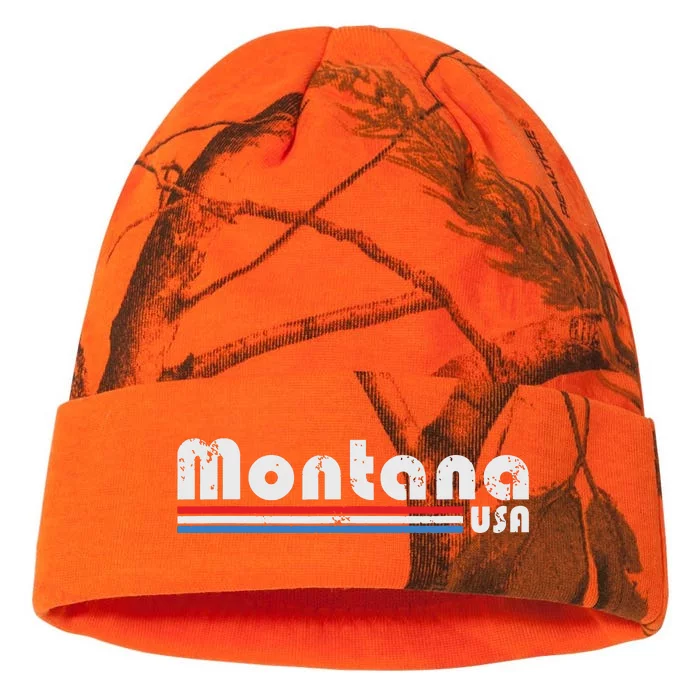 Montana Usa Retro Vintage State Gift Kati - 12in Camo Beanie