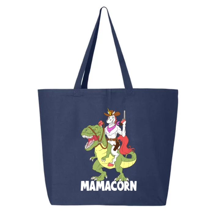 Mama Unicorn Riding Trex Dinosaur Mamacorn Cow Sheriff Great Gift 25L Jumbo Tote