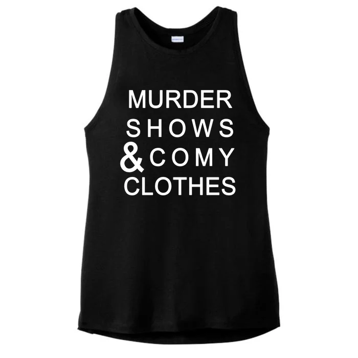 Murder Shows & Comy Clothes Ladies Tri-Blend Wicking Tank