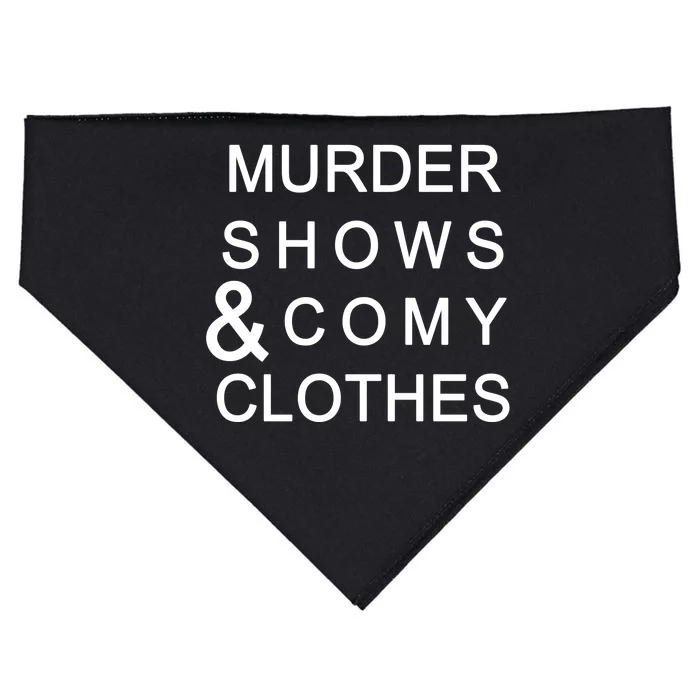 Murder Shows & Comy Clothes USA-Made Doggie Bandana