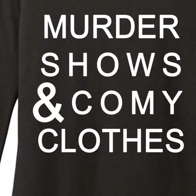 Murder Shows & Comy Clothes Womens CVC Long Sleeve Shirt