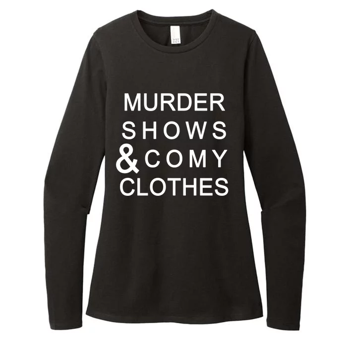 Murder Shows & Comy Clothes Womens CVC Long Sleeve Shirt