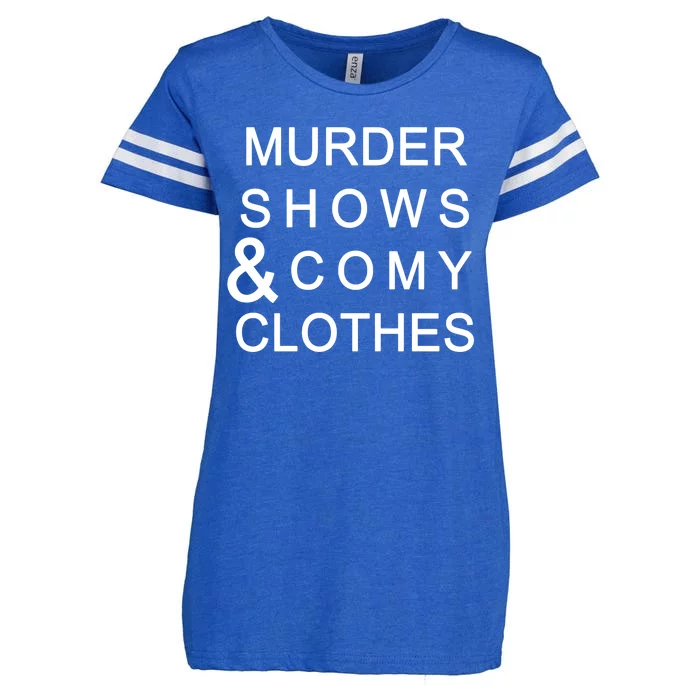 Murder Shows & Comy Clothes Enza Ladies Jersey Football T-Shirt