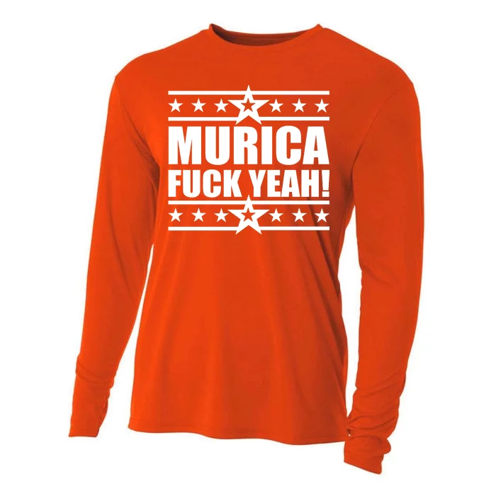 Murica F*ck Yeah! Cooling Performance Long Sleeve Crew