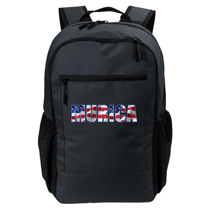 Murica Fourth of July USA Retro Vintage Style Daily Commute Backpack