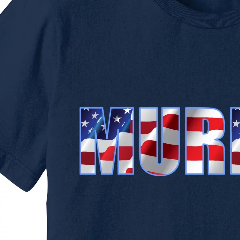 Murica Fourth of July USA Retro Vintage Style Premium T-Shirt