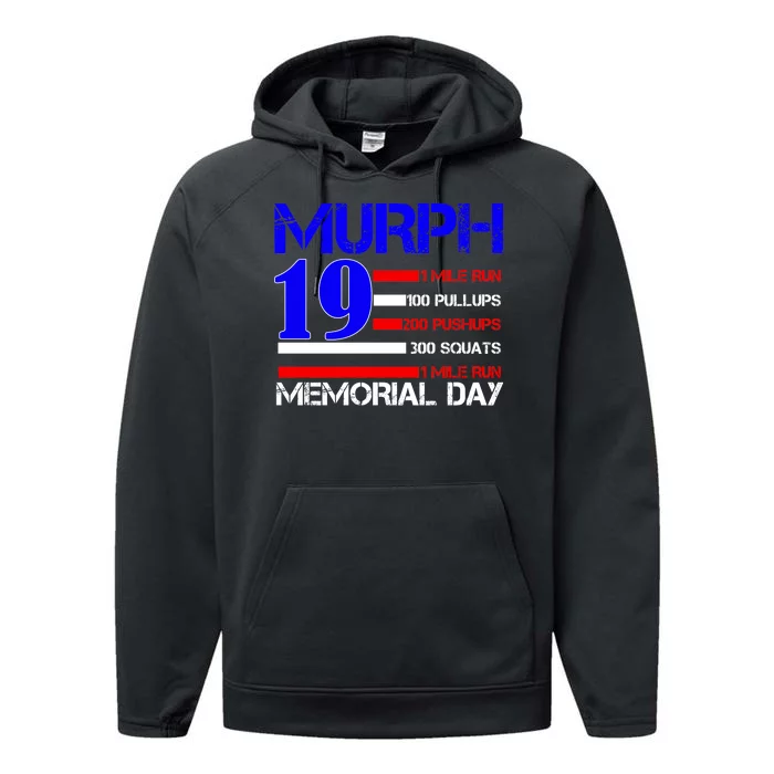 Murph 19 Memorial Day Performance Fleece Hoodie