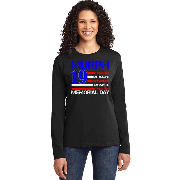 Murph 19 Memorial Day Ladies Long Sleeve Shirt