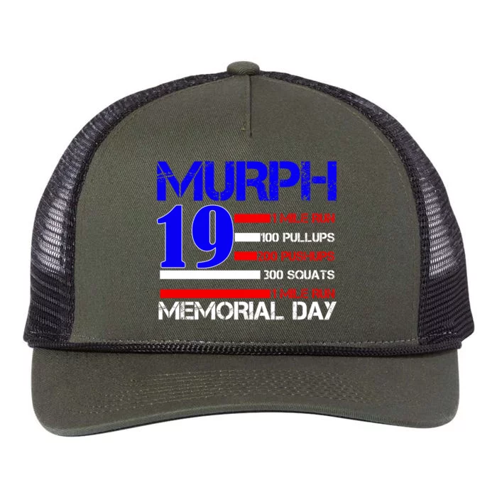 Murph 19 Memorial Day Retro Rope Trucker Hat Cap