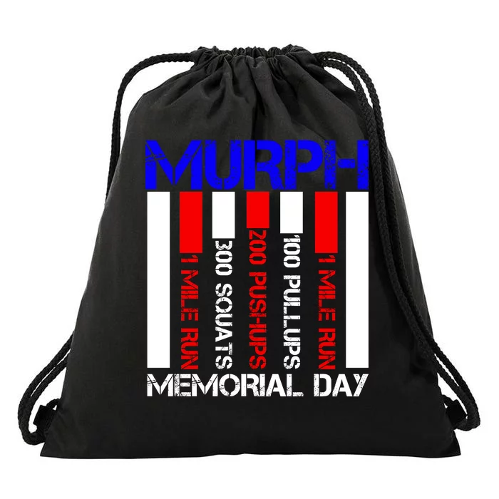 Murph Memorial Day Drawstring Bag