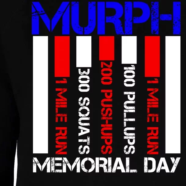 Murph Memorial Day Womens Funnel Neck Pullover Hood