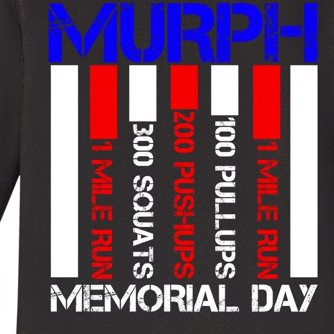 Murph Memorial Day Baby Long Sleeve Bodysuit