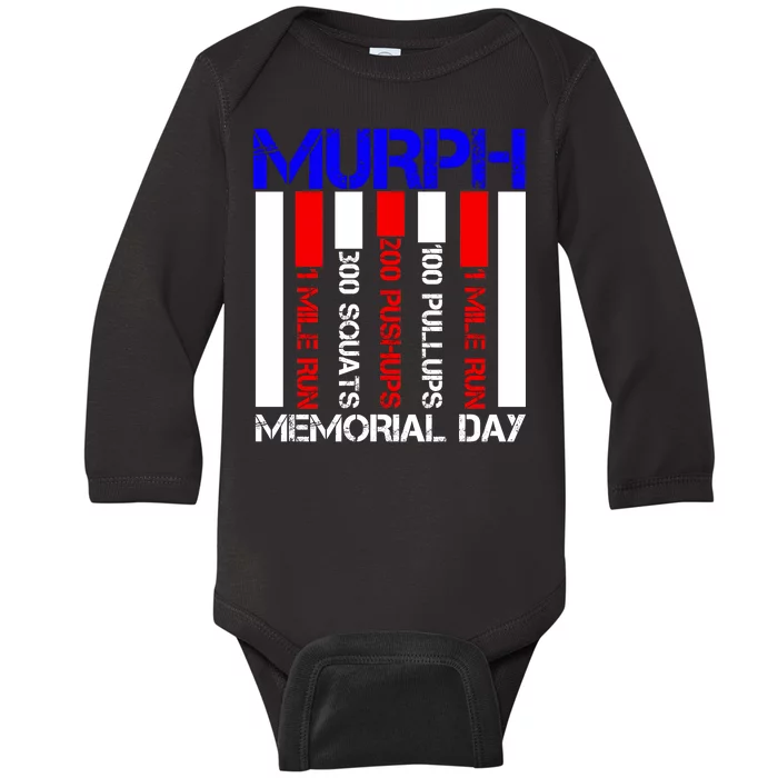 Murph Memorial Day Baby Long Sleeve Bodysuit